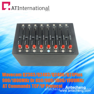 8 Ports Wavecom Q2303/Q2403/Q2406/Q24plus Modem Pool